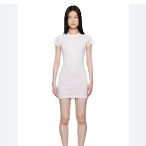 Alexander Wang Bodywear cotton crystal loungewear minidress Sz XL FITS SMALLER!